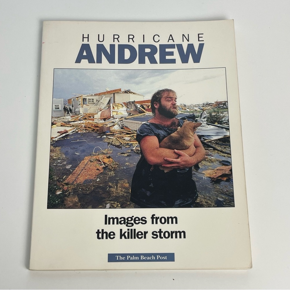 Vintage Y2K Hurricane Andrew Images from the Killer Storm Book